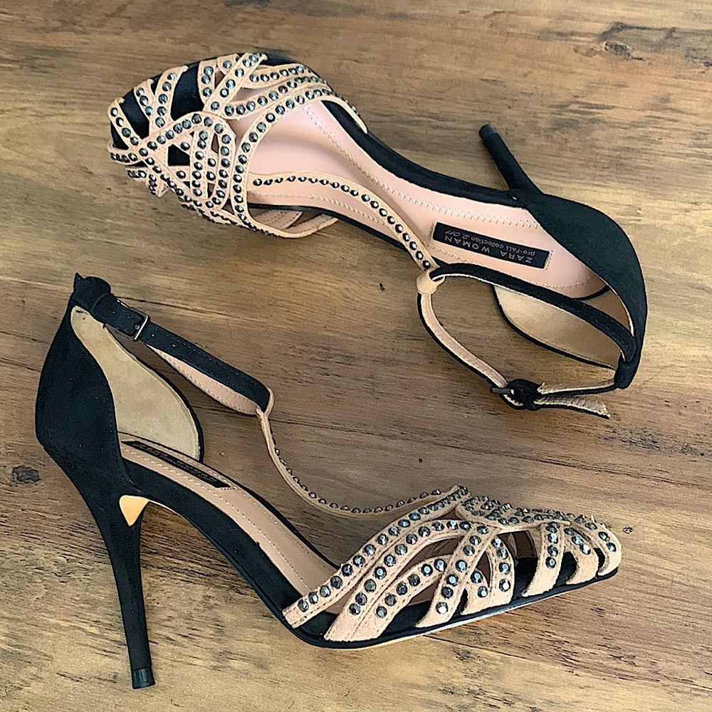 Zara pre fall collection t strap heels size 37